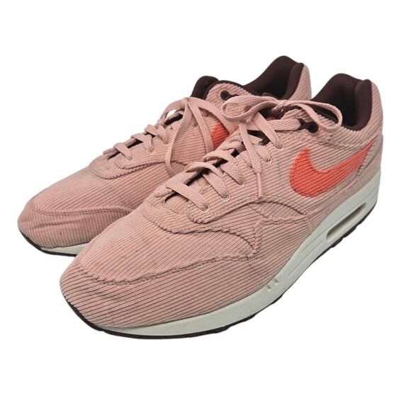 Nike Other - Nike Air Max 1 PRM Mens Trainers Sneakers Coral and Stardust Bright Coral 15